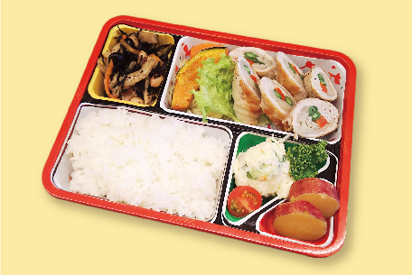 豚肉の野菜巻き弁当